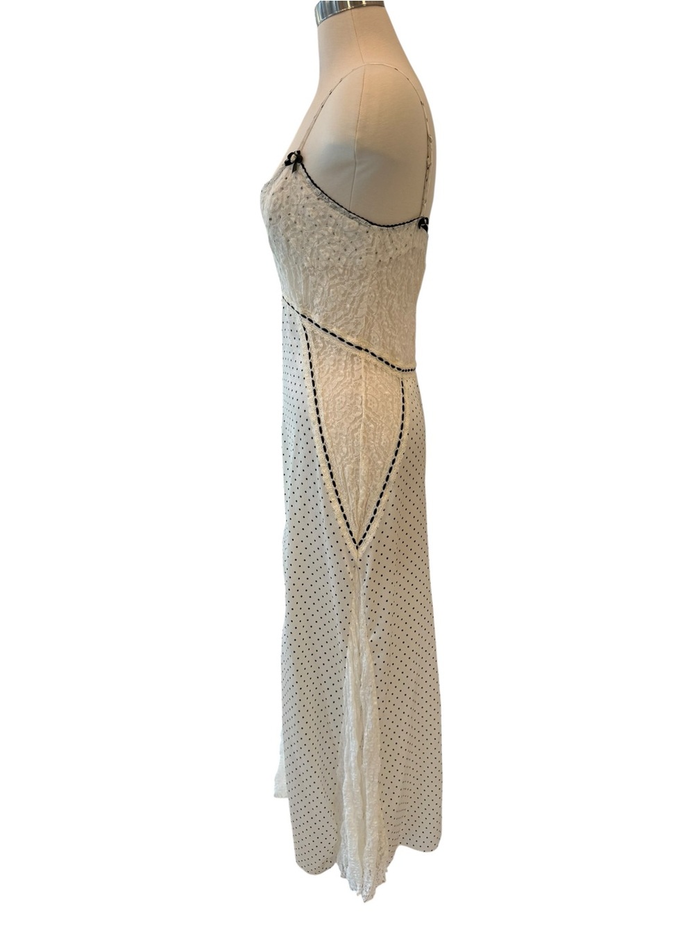 x Intimately Free People Playing Cupid Maxi Dress in Ivory Combo - Picture 8 of 10